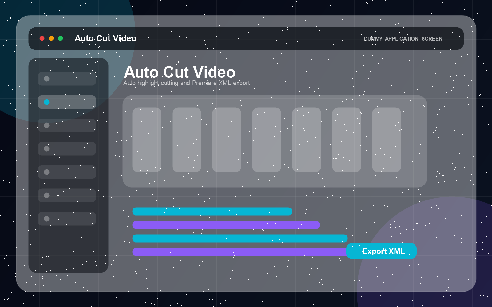 Auto Cut Video mockup