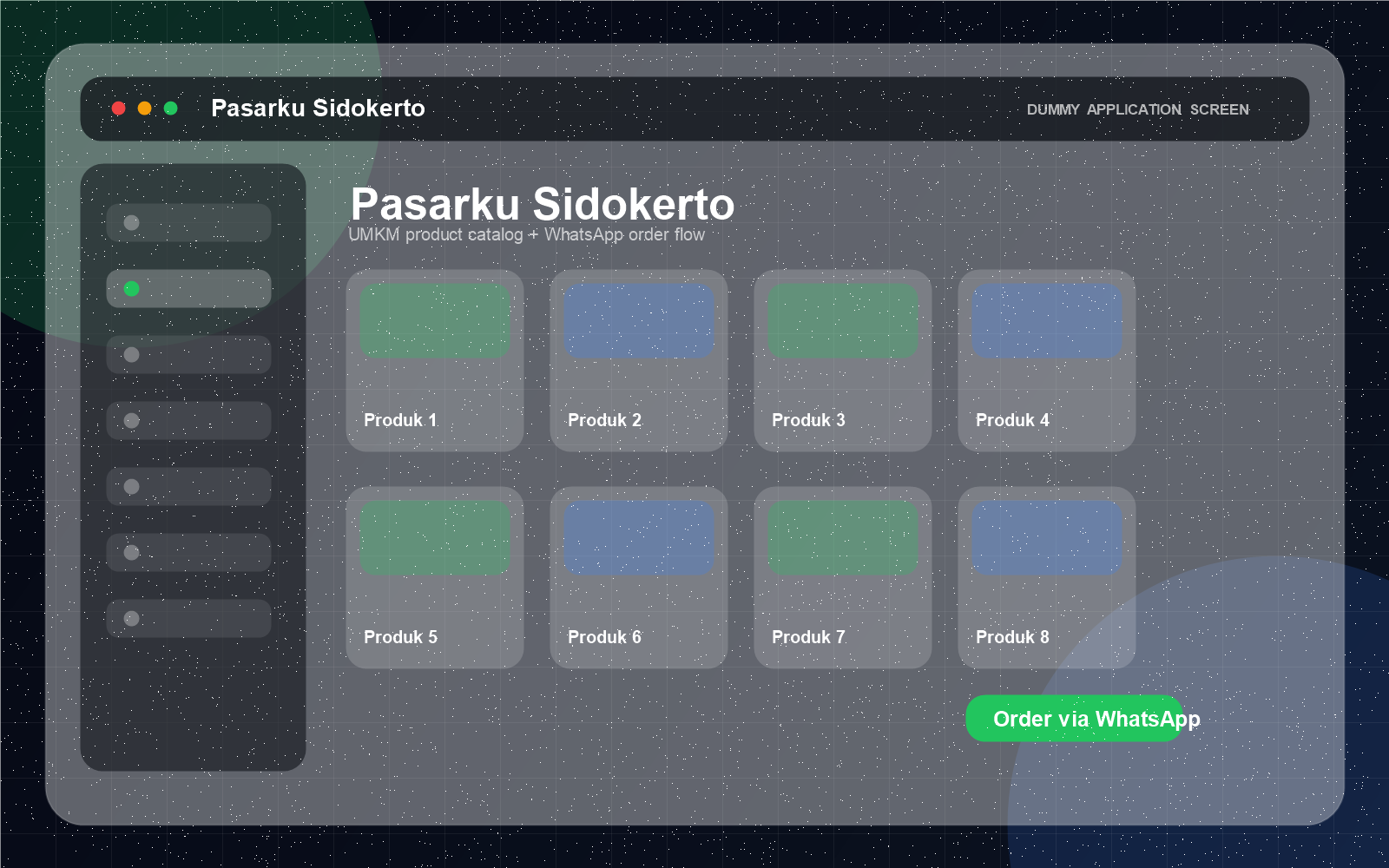 Pasarku Sidokerto mockup